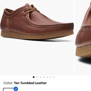 Clarks Brown Leather Loafers